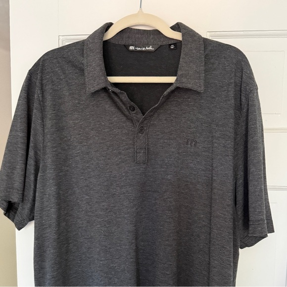 Travis Mathew ‘The Perfect Polo’ Golf or Casual Shirt Black/Grey Men’s XXL - Picture 6 of 11